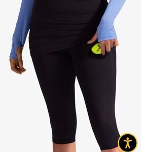 BloqUV capri skort drawstring pickleball tennis court golf course & beyond SzS